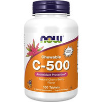 Produktbild von Now Foods Vitamin C 500 mg Lutschtabletten 100 Stück
