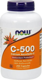 NOW Foods Vitamin C 500 mit Calciumascorbat und Bioflavonoiden, 250 Kapseln – Bild 1 von 2