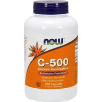 Produktbild von NOW Foods Vitamin C 500 mit Calciumascorbat und Bioflavonoiden, 250 Kapseln