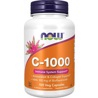 Produktbild von Now Foods Vitamin C Ascorbinsäure 1000 mg Kapseln vegan vegetarisch 100 Stück