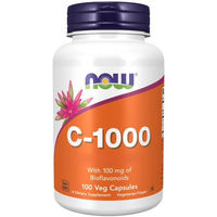 Produktbild von Now Foods Vitamin C Ascorbinsäure 1000 mg Kapseln vegan vegetarisch