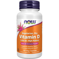 Produktbild von Now Foods Vitamin D 1000 IE vegetarische Kapseln 120 Stück