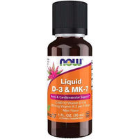 Produktbild von Now Foods Vitamin D3 62,5 mcg (2500 IU) und K2 MK-7 100 mcg Flüssigkeit 30 ml
