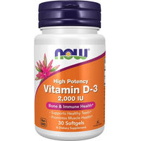 Produktbild von NOW FOODS Vitamin D3 Kapseln 2000 IE