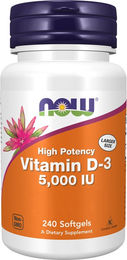 Now Foods Vitamin D3 Kapseln 5000 IE 240 Stück – Bild 1 von 1