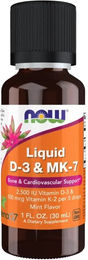Now Foods Vitamin D3 und MK-7 Tropfen mit 2500 IE – Bild 1 von 1