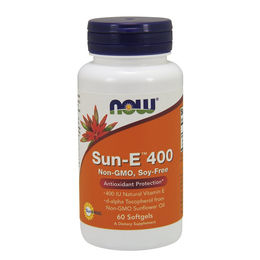 NOW Foods Vitamin E 400 IU Antioxidantien Weichkapseln 60 Stück – Bild 1 von 1