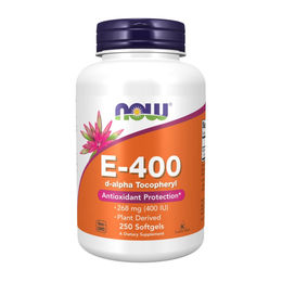 Now Foods Vitamin E 400 IU Softgels 250 Stück – Bild 1 von 2