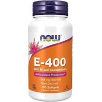 Produktbild von Now Foods Vitamin E-400 mit gemischten Tocopherolen Weichkapseln 100 Stück