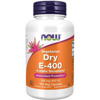 Produktbild von Now Foods Vitamin E 400 vegetarische Kapseln 100 Stück