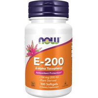 Produktbild von Now Foods Vitamin E D-Alpha-Tocopheryl Kapseln 100 Stück
