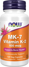 Now Foods Vitamin K2 MK-7 100 mcg Kapseln 120 Stück – Bild 1 von 3