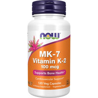 Produktbild von Now Foods Vitamin K2 MK-7 100 mcg Kapseln 120 Stück