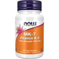 Produktbild von Now Foods Vitamin K2 MK-7 300 mcg Vegan Kapseln 60 Stück