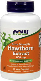 NOW Foods Weißdornextrakt Kapseln vegan 600 mg 90 Stück – Bild 1 von 1