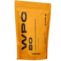 Produktbild von nowmax WPC 80 Whey Protein Konzentrat Pulver Erdbeere 700 g