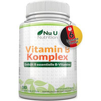 Produktbild von Nu U Nutrition B-Komplex Hochdosiert Vegetarische Tabletten 180 Stück