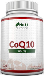 Nu U Nutrition Coenzym Q10 Ubiquinon 100 mg Kapseln vegan 120 Stück – Bild 1 von 1