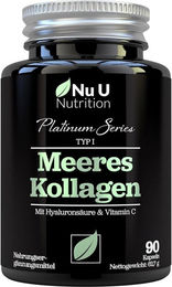 Nu U Nutrition Marine Kollagen Typ I Kapseln glutenfrei ohne Zusatzstoffe – Bild 1 von 4