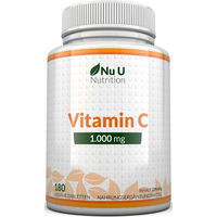 Produktbild von Nu U Nutrition Vitamin C 1000 mg Tabletten vegan 180 Stück