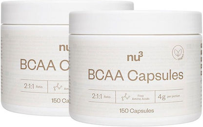 nu3 BCAA Kapseln vegan ohne Zusatzstoffe 300 Stück – Bild 1 von 1