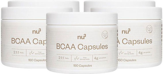 nu3 BCAA Kapseln vegan ohne Zusatzstoffe 750 Kapseln – Bild 1 von 1