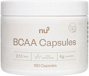 nu3 BCAA Kapseln vegan ohne Zusatzstoffe – Bild 1 von 1