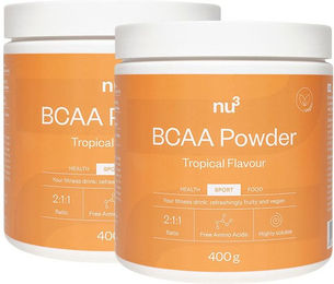nu3 BCAA Pulver Tropical vegan glutenfrei laktosefrei 800 g – Bild 1 von 1