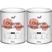 Produktbild von nu3 Bio Acerola Pulver mit Hagebutte ohne Zusatzstoffe