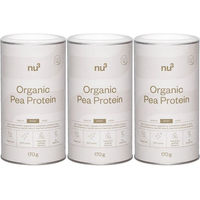 Produktbild von nu3 Bio Erbsenprotein Pulver vegan neutral ohne Zusatzstoffe 170 g