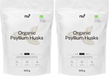 nu3 Bio Flohsamenschalen Pulver 1000 g – Bild 1 von 1