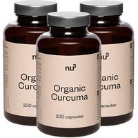 Produktbild von nu3 Bio Kurkuma Kapseln vegan 600 mg