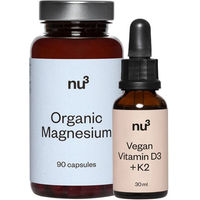 Produktbild von nu3 Bio Magnesium Vitamin D3 K2 Tropfen vegan