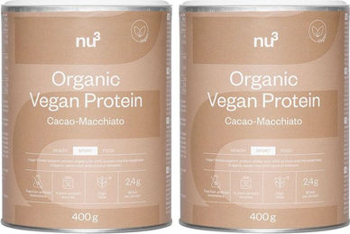nu3 Bio Vegan Shake Cacao-Macchiato Pulver ohne Zusatzstoffe 800 g – Bild 1 von 2