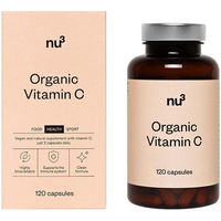 Produktbild von nu3 Bio Vitamin C Kapseln mit Acerola und Hagebutte 120 Stück für Schwangere und Stillende