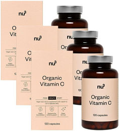 nu3 Bio Vitamin C Kapseln mit Acerola und Hagebutte 360 Stück – Bild 1 von 2
