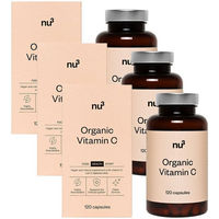Produktbild von nu3 Bio Vitamin C Kapseln mit Acerola und Hagebutte 360 Stück