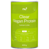 Produktbild von nu3 Clear Vegan Protein Pulver Lemon-Lime mit Erbsenprotein vegan und zuckerfrei