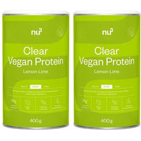 Produktbild von nu3 Clear Vegan Protein Pulver Lemon-Lime zuckerfrei mit Erbsenprotein
