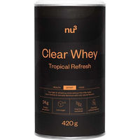Produktbild von nu3 Clear Whey Tropical Refresh Isolat Pulver zuckerfrei