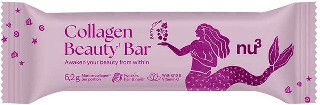 nu3 Collagen Beauty Bar Berry-Choc Riegel glutenfrei – Bild 1 von 1