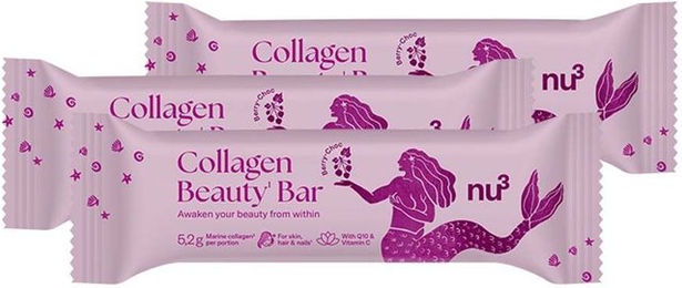 nu3 Collagen Beauty Bar Berry-Choc Riegel glutenfrei – Bild 1 von 1