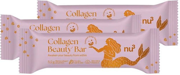 nu3 Collagen Beauty Bar Caramel-Crisp glutenfrei – Bild 1 von 1