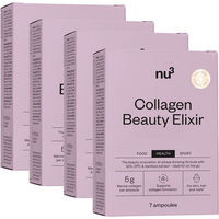 Produktbild von nu3 Collagen Beauty Elixir mit marinem Kollagen Typ I in Ampullen