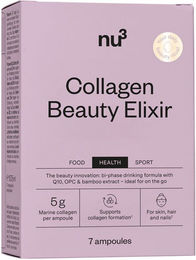 nu3 Collagen Beauty Elixir mit marinem Kollagen Typ I in Ampullen – Bild 1 von 2