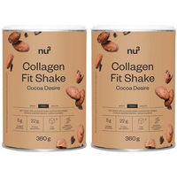 Produktbild von nu3 Collagen Fit Shake Kakao Pulver 360 g