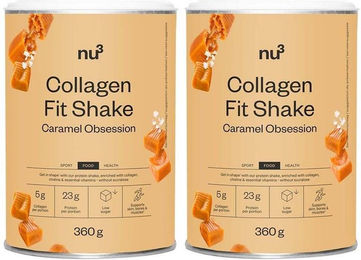 nu3 Collagen Fit Shake Karamell Obsession Pulver 720 g – Bild 1 von 1