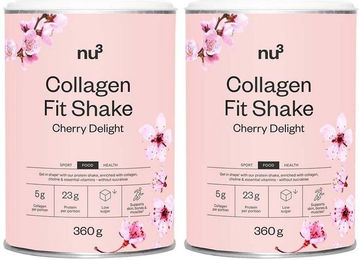 nu3 Collagen Fit Shake Kirsche Pulver – Bild 1 von 1