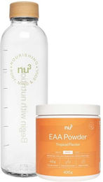 nu3 EAA Pulver Tropical zuckerfrei mit nu3 Water Bottle – Bild 1 von 1