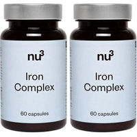 Produktbild von nu3 Eisen Komplex Bisglycinat vegan Kapseln 120 Stück